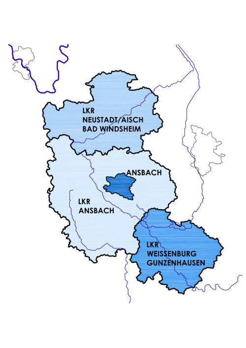 Karte vom Amtsbezirk